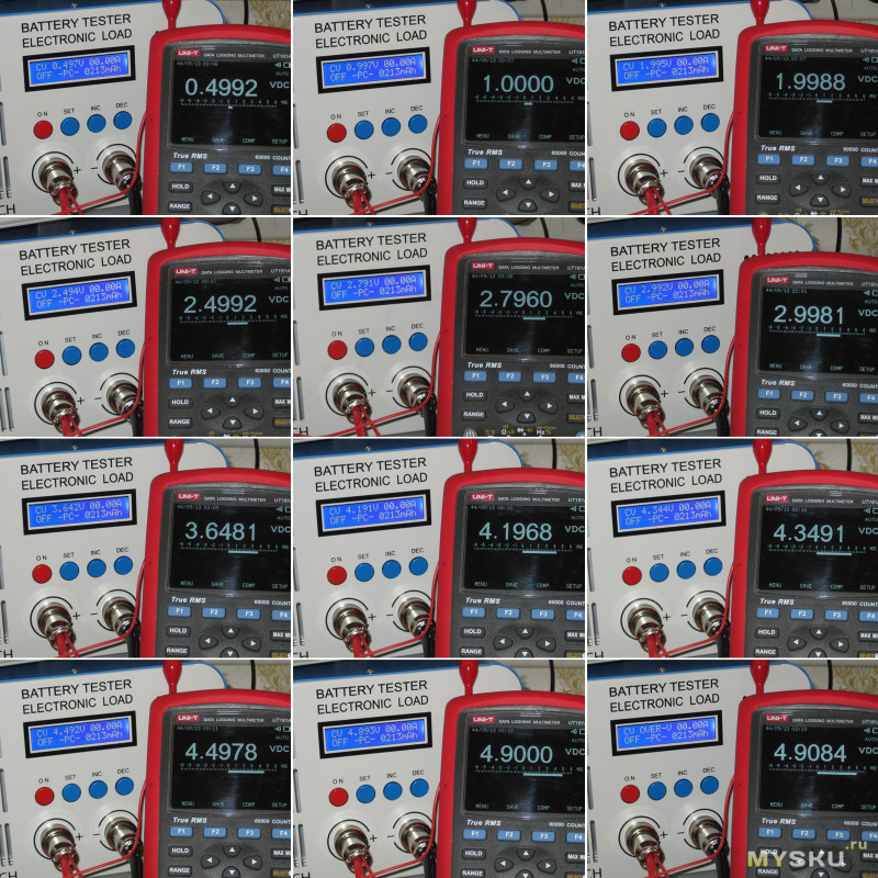 Электронная нагрузка - тестер аккумуляторов, EBC-A40L от ZKEtech