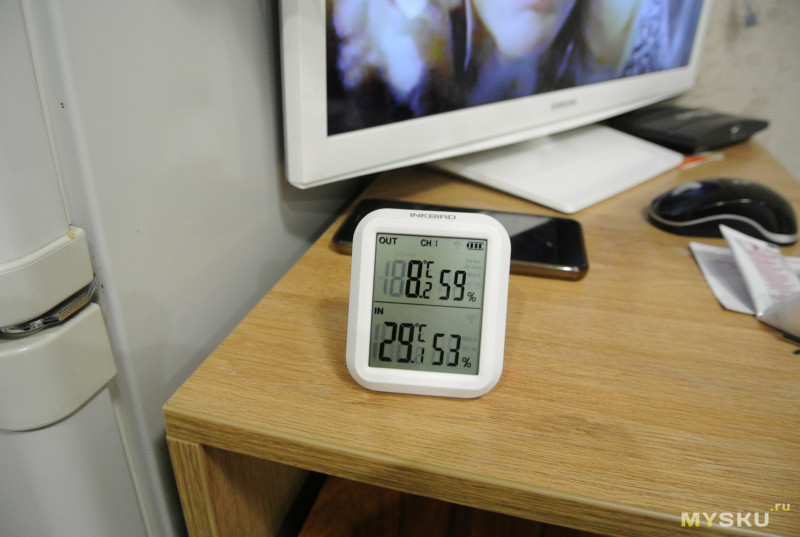 Термометр Inkbird ITH-20R1 с внешним модулем. А какая погода в вашем холодильнике?