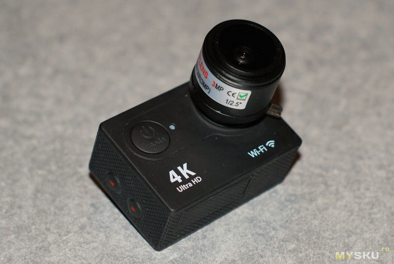 Вариофокальный объектив для экшн камеры