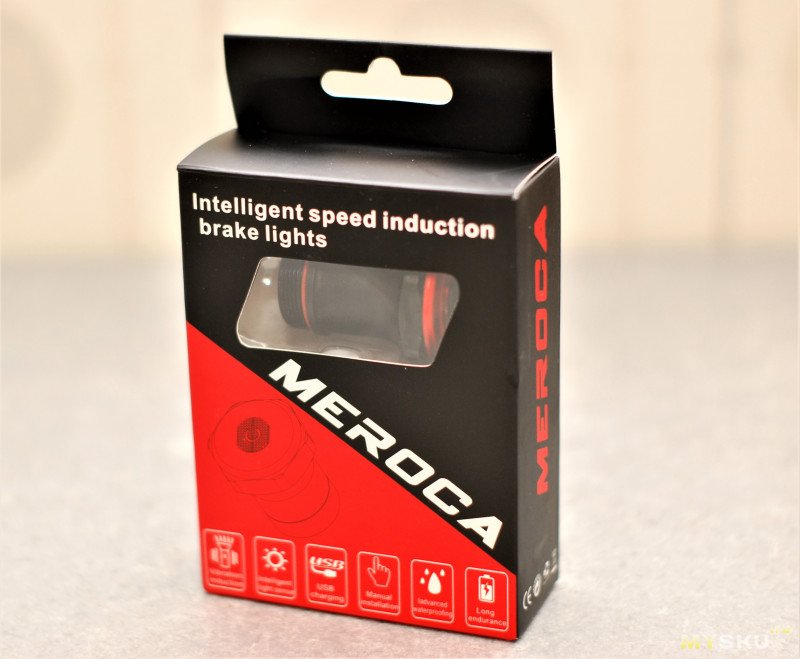 Задний велосипедный фонарь Meroca kinetic M01