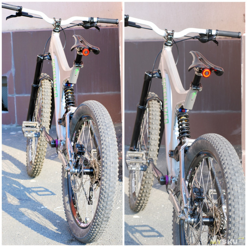 Задний велосипедный фонарь Meroca kinetic M01