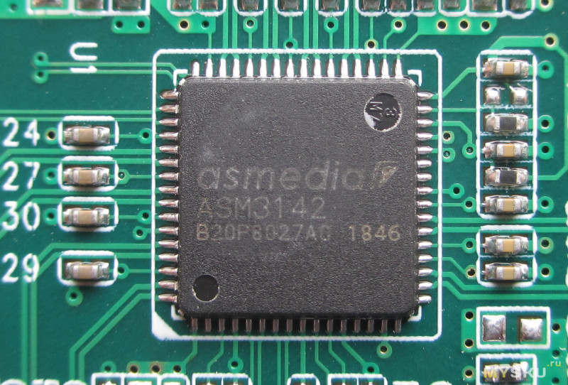 2х-портовый USB 3.1 Gen.2 адаптер на Asmedia asm3142 (pcie 3.0 x2)