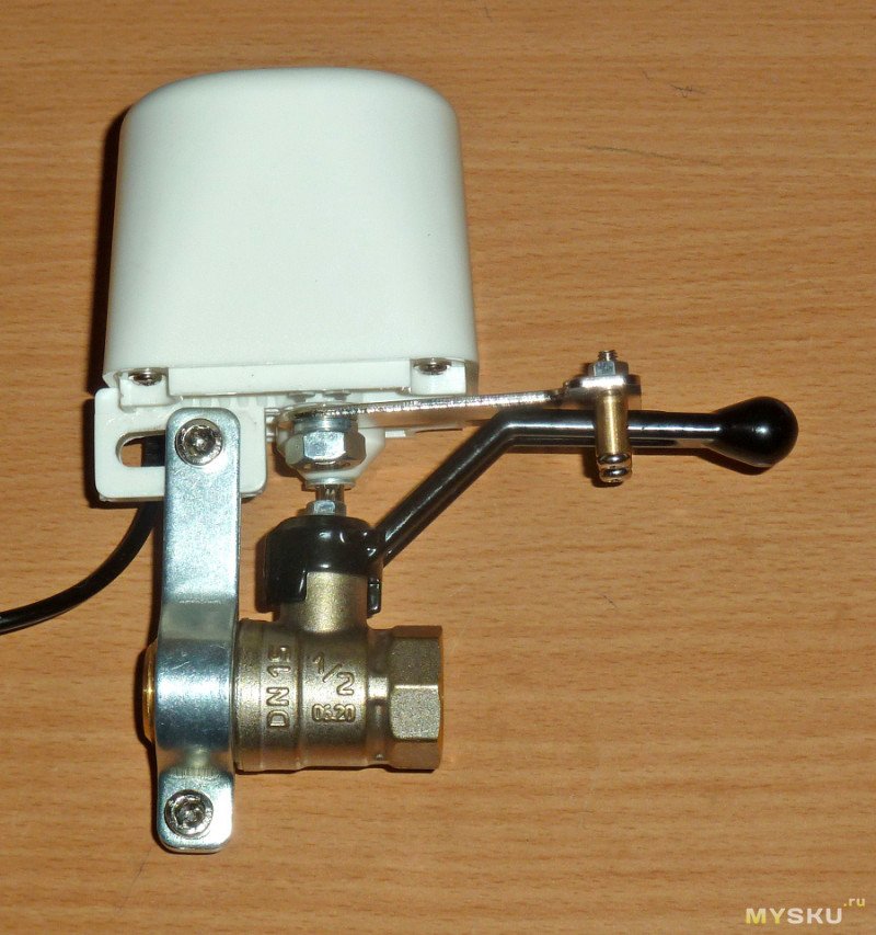 Электрический привод арматуры (манипулятор) шарового крана 1/2" 12V CR01