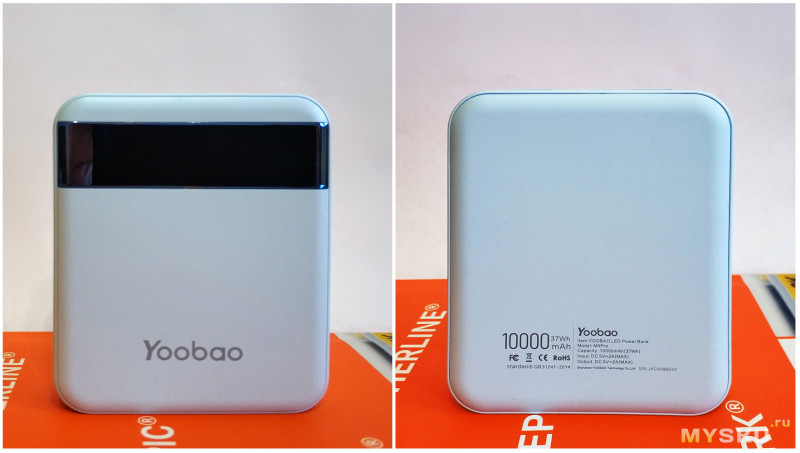 Обзор портативного зарядного устройства Yoobao M4Pro 10000mAh