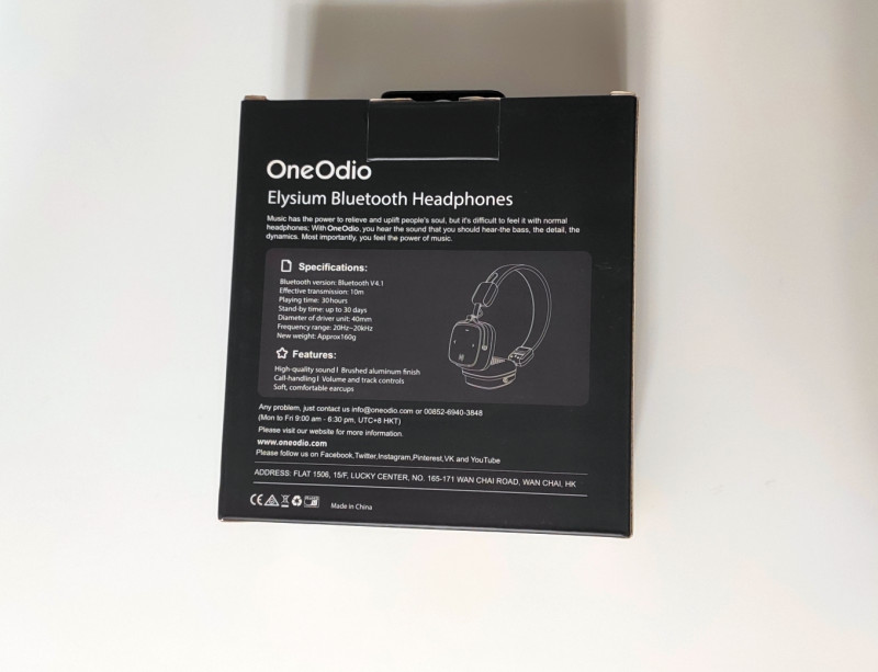 Bluetooth наушники OneOdio Elysium