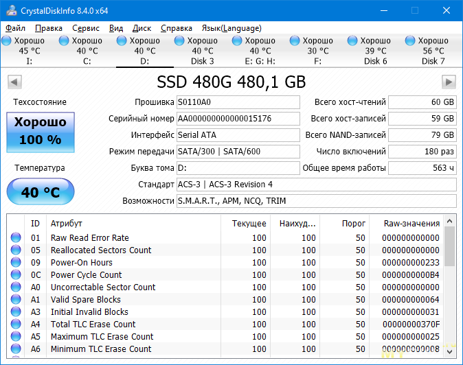 SSD Goldenfir 480GB - SSD по цене HDD(500Gb)