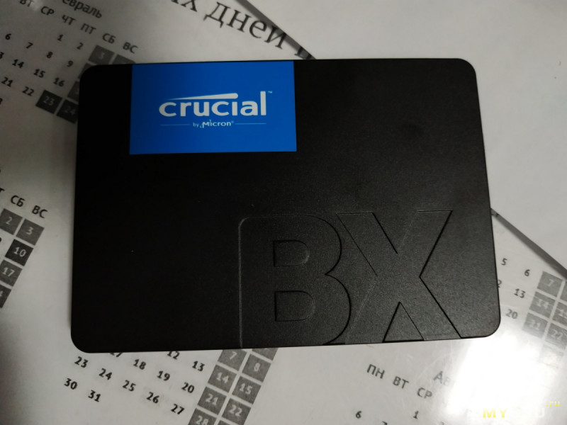 Обзор SSD от JD, Crucial BX500 на 480Gb