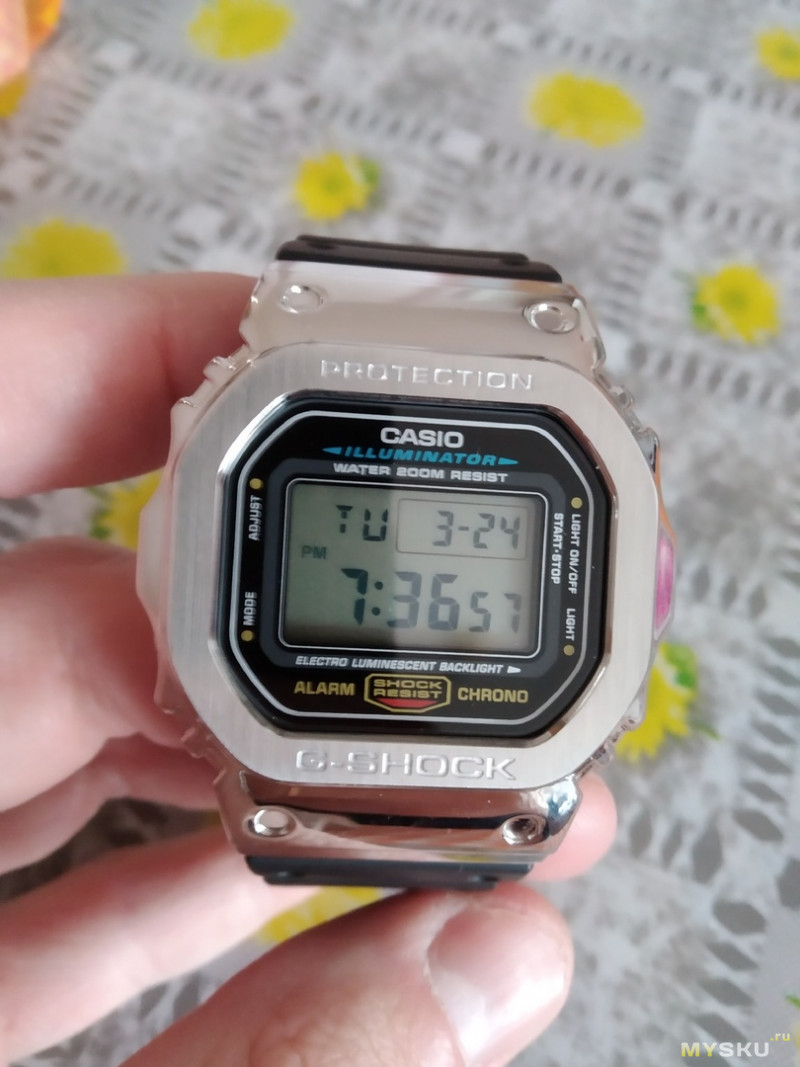 Металлический безель для часов Casio G-Shock 5600