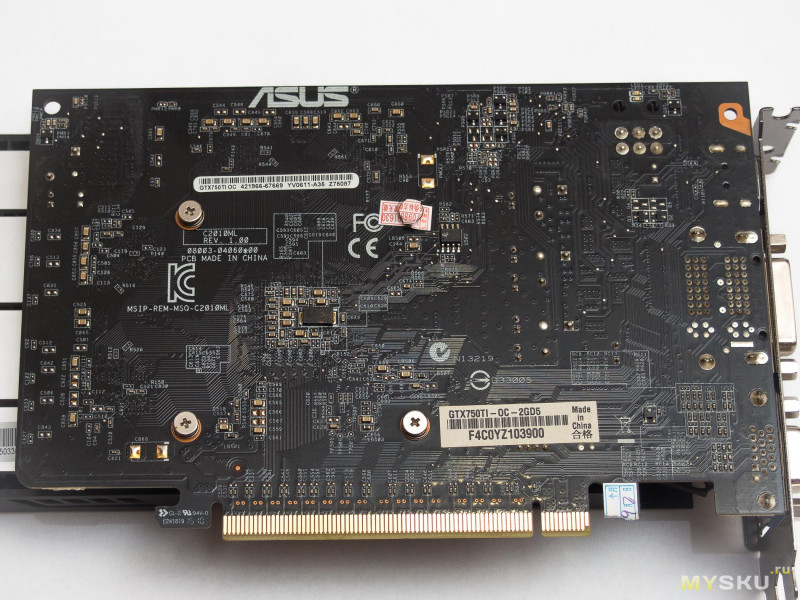 ASUS GeForce GTX 750Ti OC 2 ГБ - б/у видеокарта с AliExpress