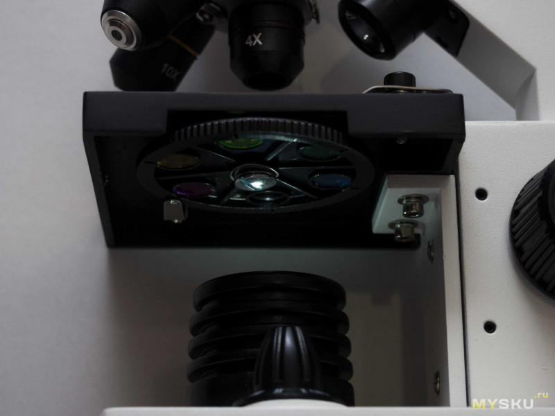 Обзор учебного биологического микроскопа AOMEKIE 64-640