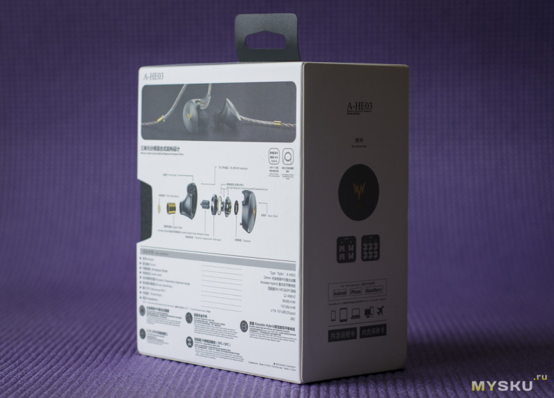Whizzer Kylin (A-HE03) — наушники с красивым дизайном и басовитым звучанием