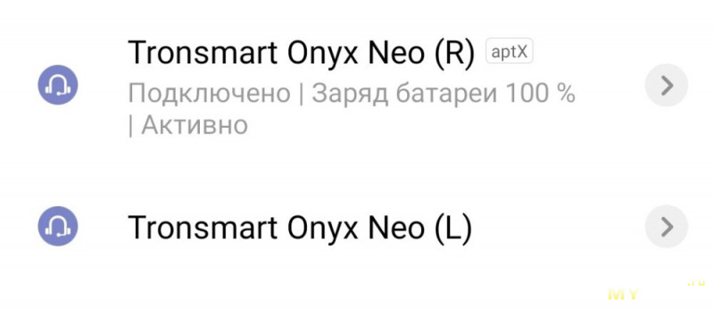Беспроводные наушники Onyx Neo от Tronsmart