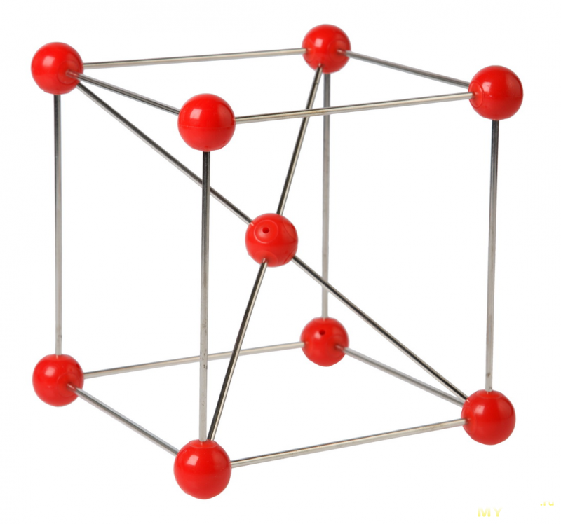 Набор-конструктор из неодимовых магнитов и металлических шариков для познания геометрии, химии и не только.