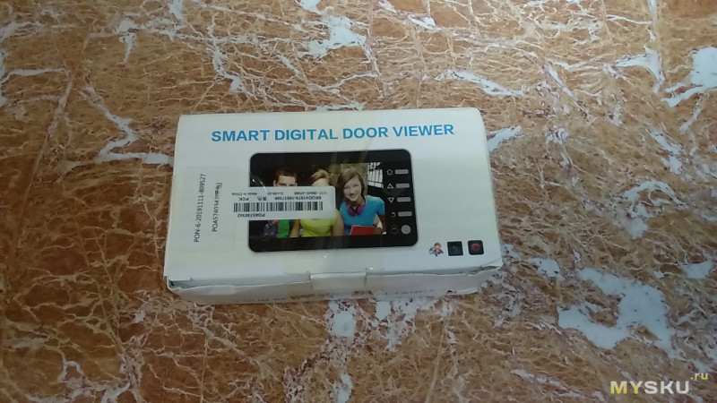 Дверной видеоглазок с экраном 4.3 дюйма, HD качества (960Р)