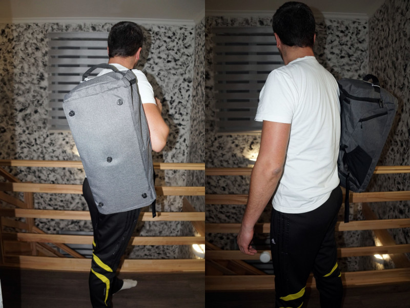 Обзор мужской сумки-ранца для путешествий и спорта