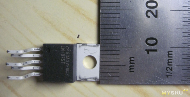 LM1875T - интегральный усилитель на оригинальных микросхемах