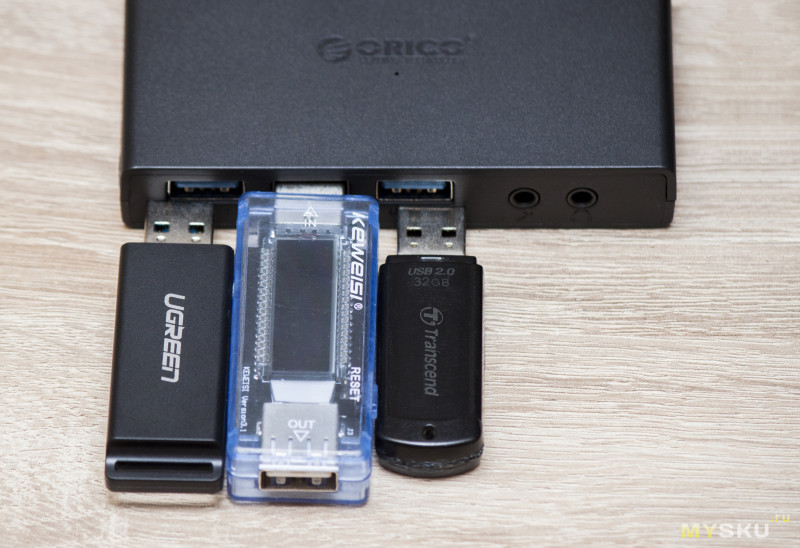 Orico G11-3UA - USB 3.0 хаб со встроенной звуковой картой