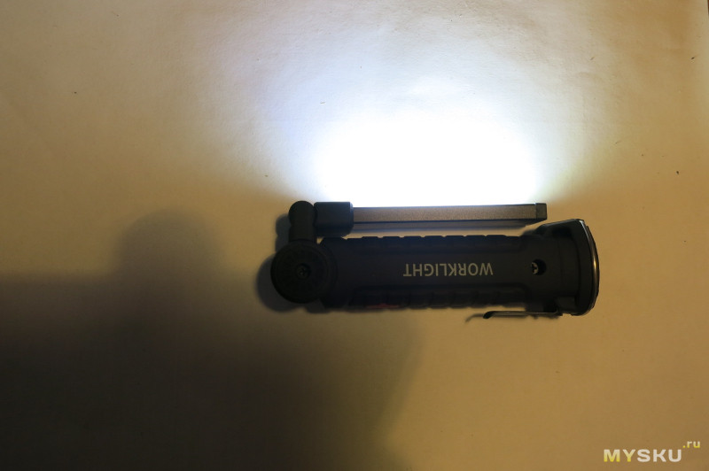 Портативный светодиодный складной многоцелевой фонарик, рабочий аварийный свет с магнитом.