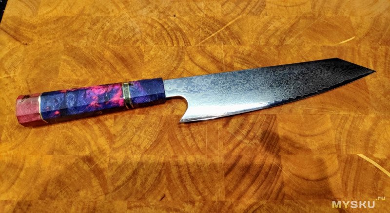 Самый красивый нож на моей кухне. А также итог по эксплуатации всех 8-дюймовых ножей из предыдущих обзоров.