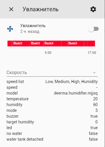 Короткий обзор увлажнителя Xiaomi MIJIA Intelligent UV-C и интеграция в Home Assistant