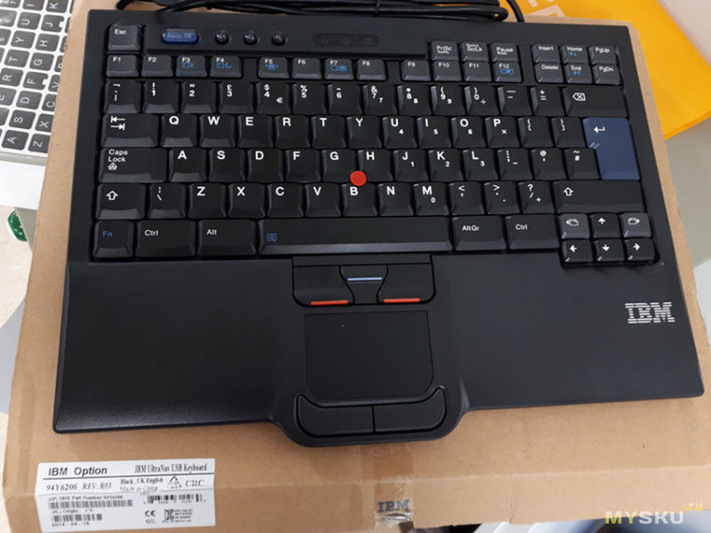 Клавиатура Lenovo Thinkpad SK-8855 - разборка и русификация
