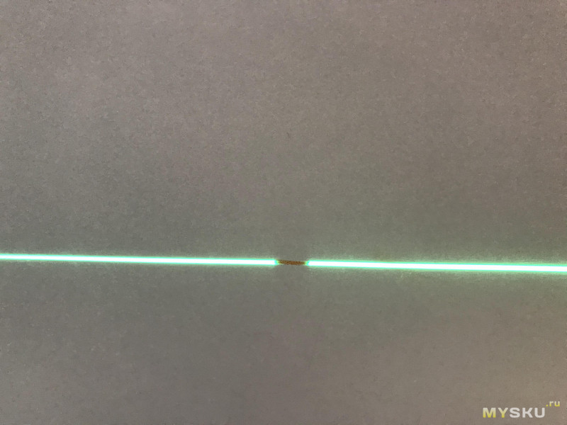 Лазерный осепостроитель на 12 линий и проверка при ярком свете