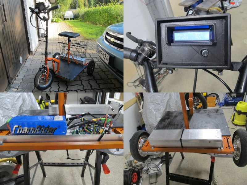 Пепелац 2.0 — электрический скутер-трайк