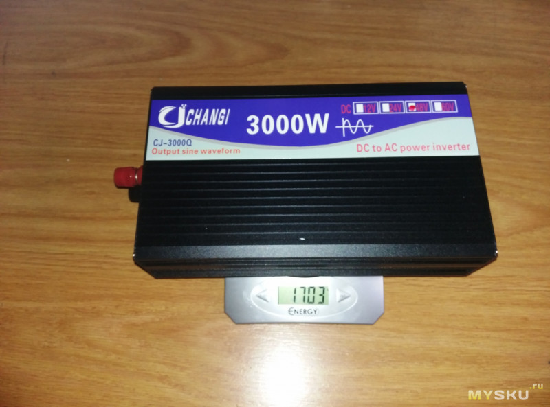 Инвертор CJ-3000Q (DC 12/24/48v в AC 220) чистый синус