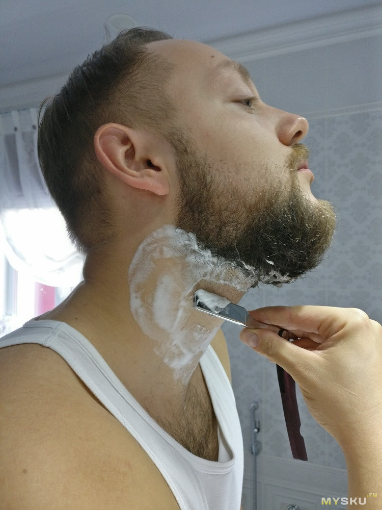 Техника бритья. Бритье бороды. Техники бритья. Бритье лица. Гладкое бритье.