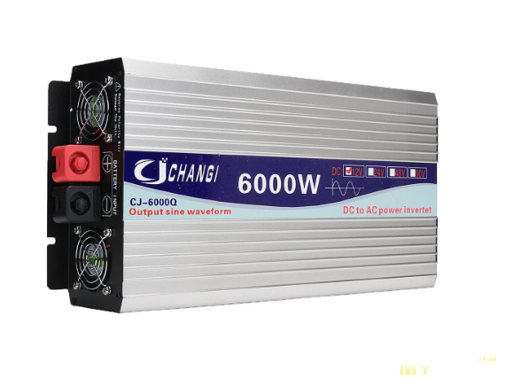 Инвертор CJ-3000Q (DC 12/AC 220) на 3000W за 87.99$