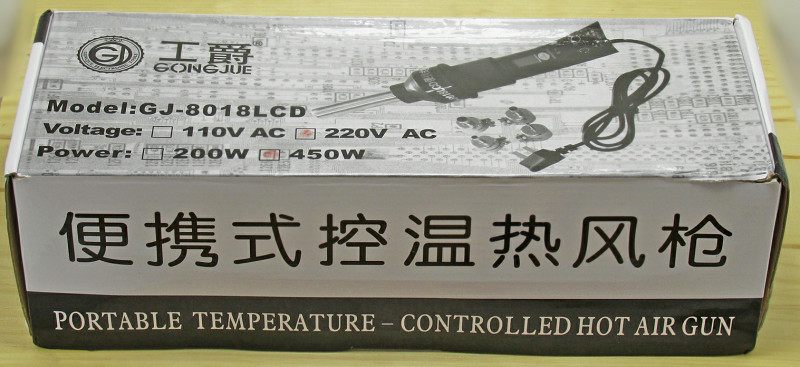 Обзор термофена 8018LCD