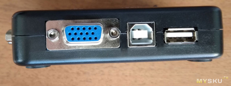 USB KVM Switch BOX (USB 2.0, VGA USB 1920*1440)