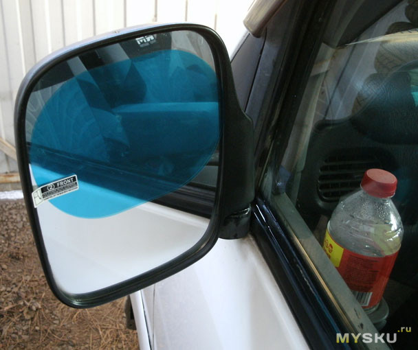 Защитная пленка для зеркал автомобиля -антидождь, антитуман, антиослепляющая, анти...