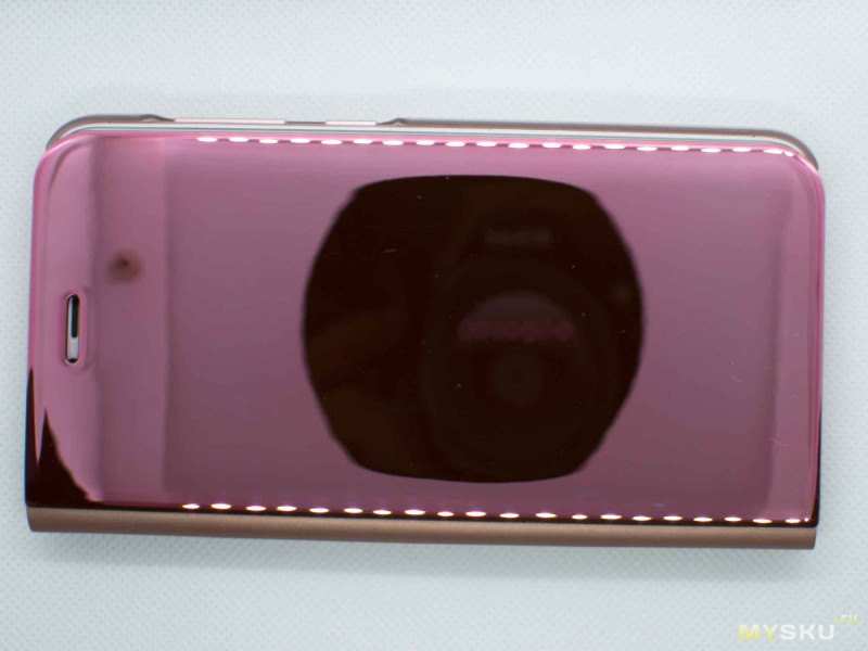 Необычный чехол-книжка с зеркальной крышкой для Xiaomi Redmi 4x