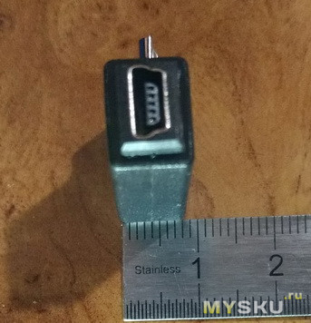 Angled Mini USB 5pin Female to Micro USB Male или Угловые мини в микро USB