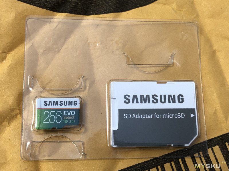 Карта памяти SAMSUNG microSDXC UHS-I card 256GB EVO Select