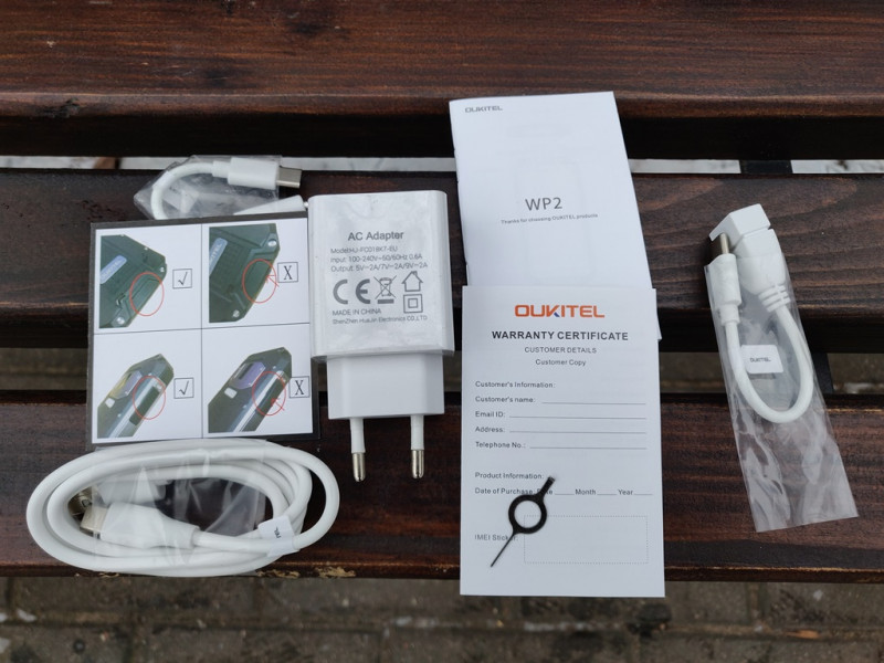 Смартфон Oukitel WP2 - NFC, IP68, 10000mah + оригинальный фонарик!