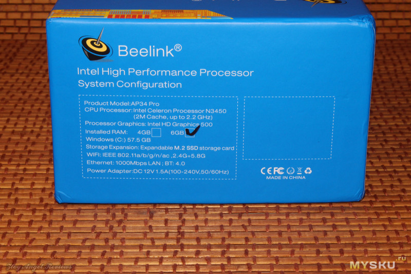 Мини Пк Beelink AP34 Pro. Еще больше оперативки, еще больше отвода тепла. Ускоряем и без того нормальный ПК при помощи переезда Windows10 на SSD