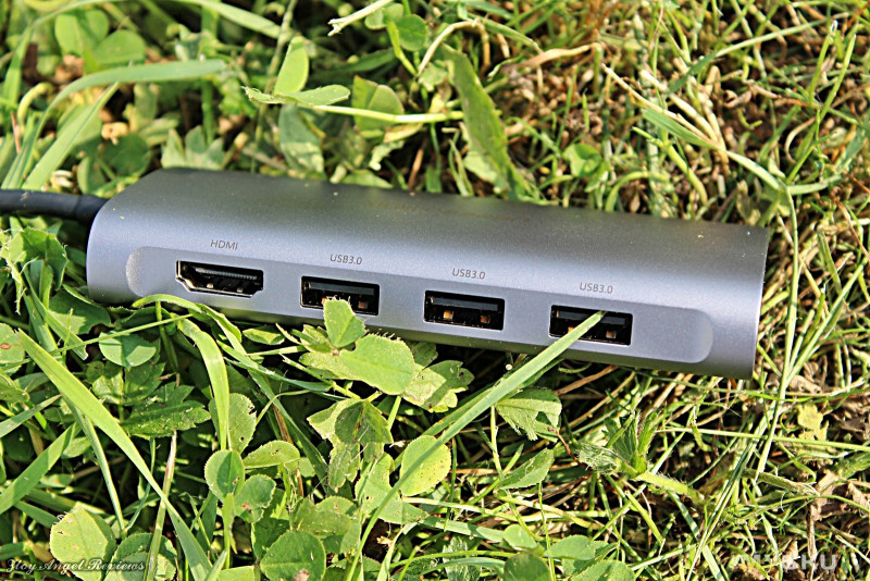 TypeС USB хаб от Ugreen. HDMI, RJ45, картридеры и 3х USB3.0 порта.