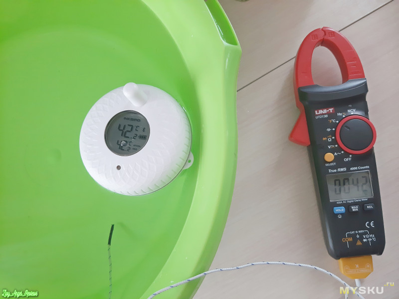 Термометр - поплавок Inkbird IBS P01B для измерения температуры воды с дисплеем и bluetooth