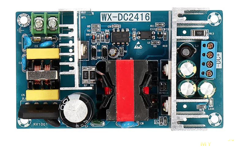 Импульсный блок питания WX-DC2416 12V/13А 150Вт 12,14$ за 2 штуки (+0,57$ доставка)