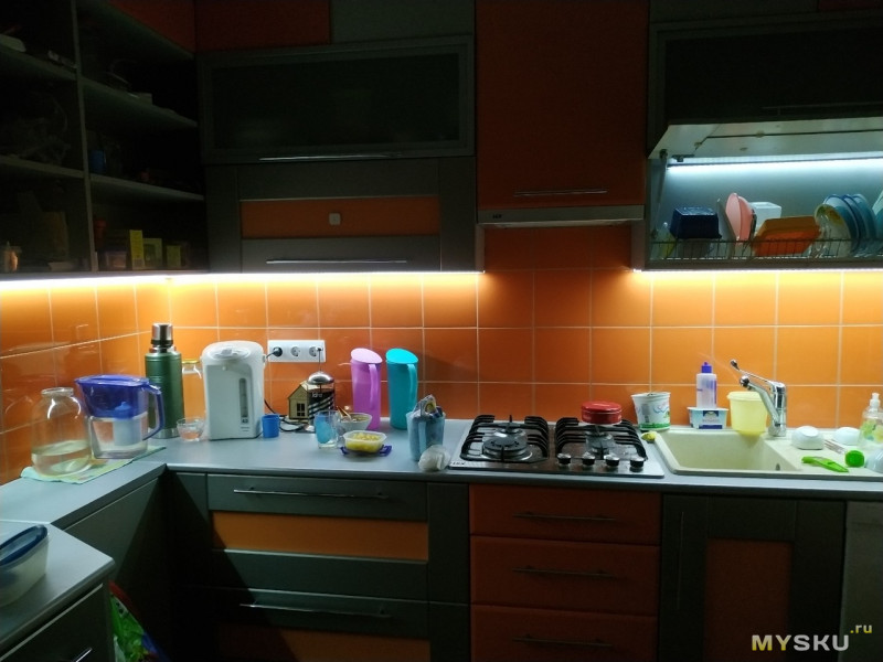 Светодиодная подсветка для рабочей зоны кухни