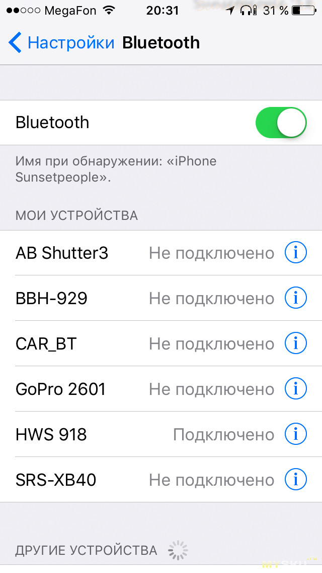 Bluetooth гарнитура Bluenin HWS-918