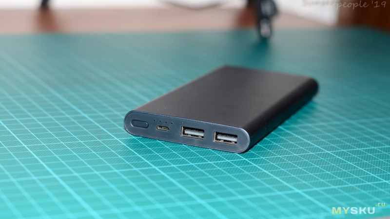 Подделка Xiaomi Mi Power Bank 2 10000mAh (Два USB выхода)