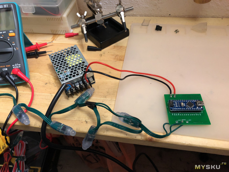 RGB гирлянда на Arduino