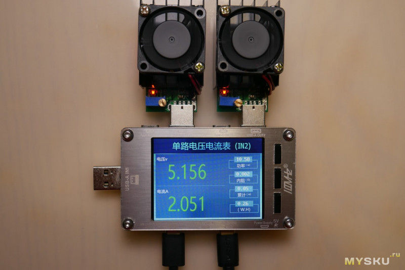 T50N Двойной USB-тестер от 100MHz