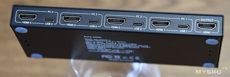 4х портовый HDMI KVM переключатель