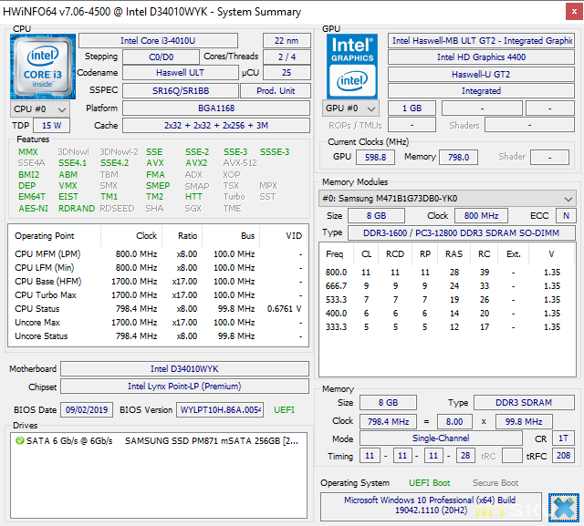 Intel NUC Barebone Kit на базе i3-4010U: хороший баланс цены и производительности (D34010WYK)