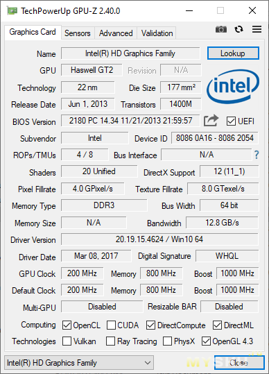 Intel NUC Barebone Kit на базе i3-4010U: хороший баланс цены и производительности (D34010WYK)