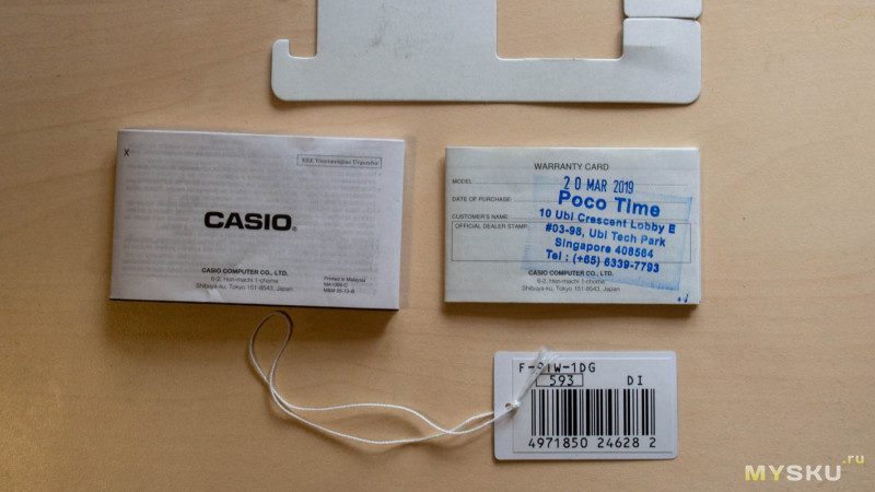 Casio F91W. К-к-комбо! Разборка + бессмысленный DIY
